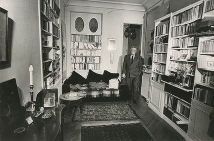 René VITAL (1924–1993) 
Joseph Kessel at home in h