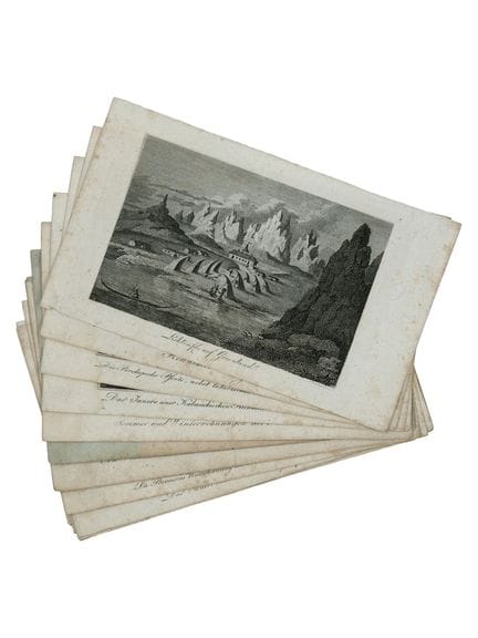 UN GRUPPO DI 14 STAMPE ANTROPOLOGICHE, POPOLI DELL