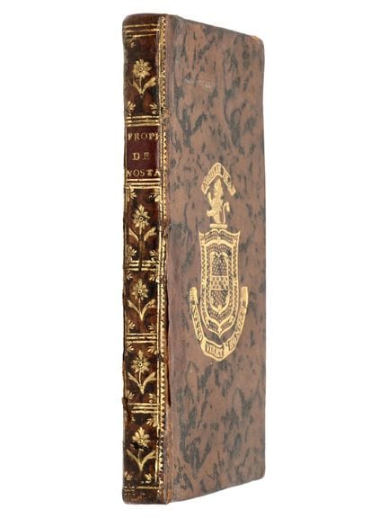1698 LES PROPHETIES DE M. MICHEL NOSTRADAMUS, STUA