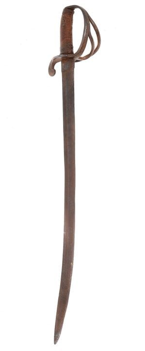 UNA SPADA-SABIA DEI DRAGONI MESSICANI, 1810 CIRCA
