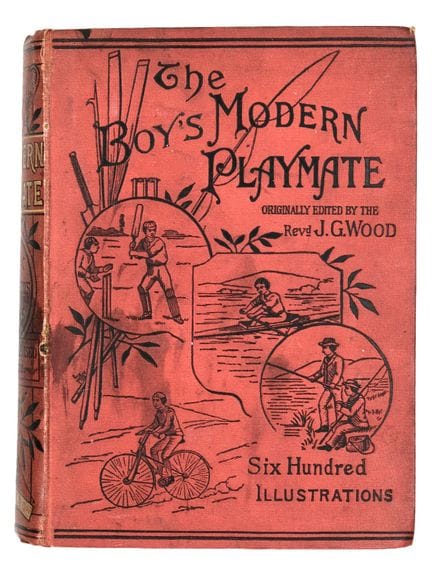 1891 (GIOCHI) THE BOY'S MODERN PLAYMATE: UN LIBRO 