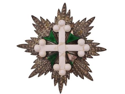 ORDINE DEI SANTI MAURIZIO E LAZARO, STELLA AL PETT
