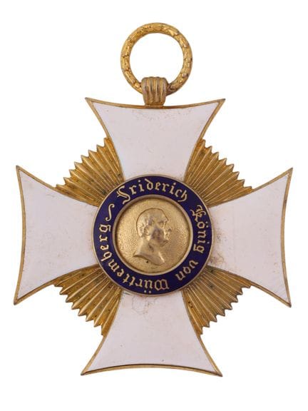 A WÜRTTEMBERG ORDER OF FREDERICK, KNIGHT'S CROSS (