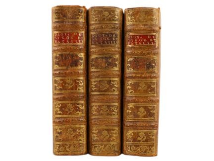 1771 (MILITÄR) DICTIONNAIRE HISTORIQUE DES SIÈGES 