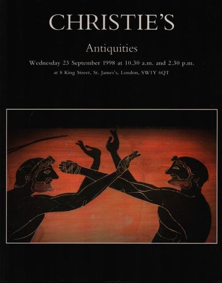 Christie's 1998, Antiquities
 
Christie's, London 
