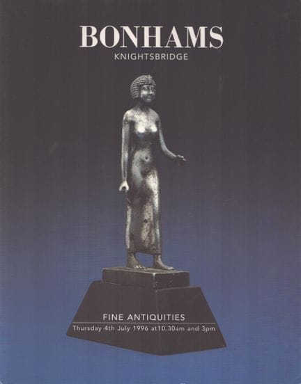 Bonhams London 1996, Fine Antiquities
 
Bonhams, L