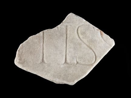 Fragmento de piedra con inscripción
Romano (?)
Sin