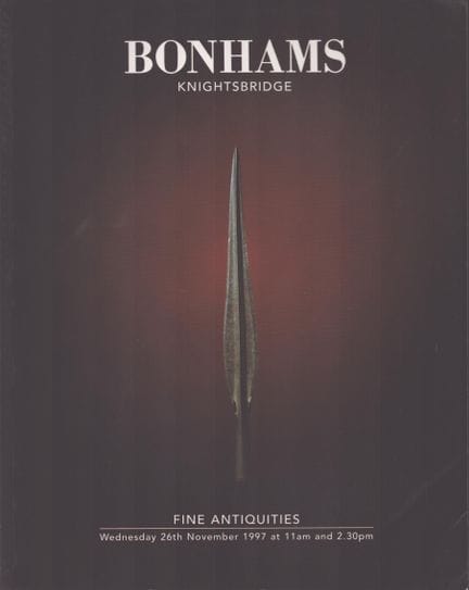 Bonhams London 1997, Fine Antiquities
 
Bonhams, L