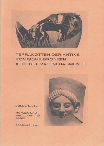Münzen und Medaillen AG, Basel. Special Catalog P/