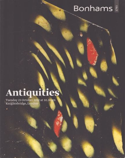 Bonhams London 2012, Antiquities
 
Bonhams, London