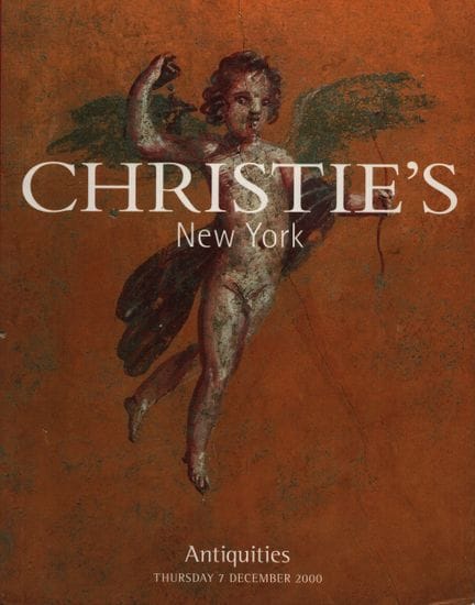 Christie's 2000, Antiquities
 
Christie's, New Yor