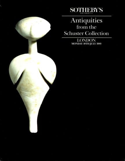 Sotheby's 1989, Antigüedades de la Colección Schus