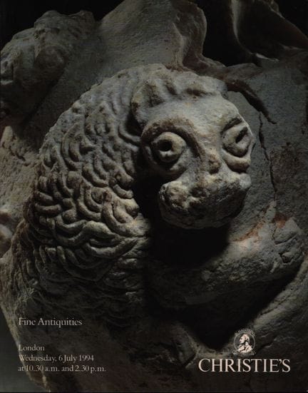 Christie's 1994, Fine Antiquities
 
Christie's, Lo