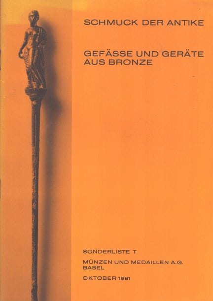 Münzen und Medaillen AG, Basel. Special Catalog T/