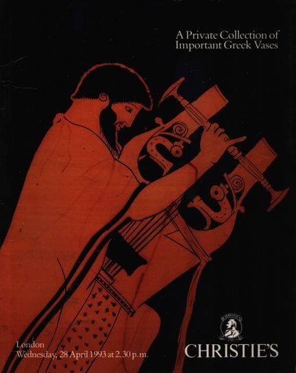 Christie's 1993, Greek Vases
 
A Private Collectio
