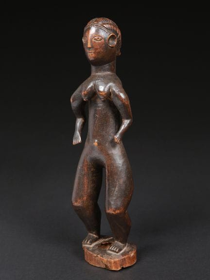 Standing Female Figure
Akan. Côte d’Ivoire
Without
