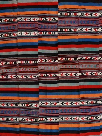 Couverture en coton, « escalier »
Fulbe (Peul). Ma