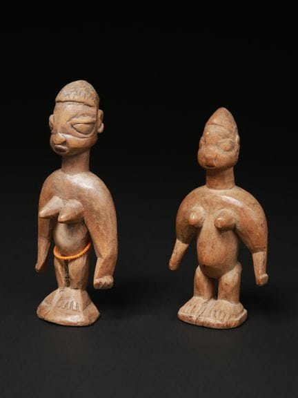 2 figurines jumelles « venavi »
Ewe. Ghana / Togo
