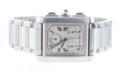 Cartier Tank Français Chronoflex Ref. 2303 Marca: 