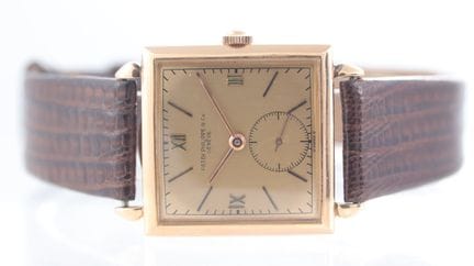 Reloj de vestir vintage Patek Philippe de oro rosa