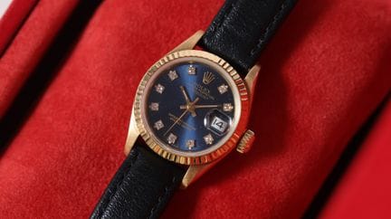 Rolex Datejust 26 Damenuhr aus 18 Karat Gelbgold, 