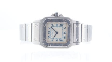 Cartier Santos Galbee de cuarzo, ref. 1565 Marca: 