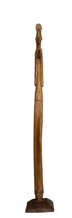 Wooden sculpture depicting a warrior
Africa