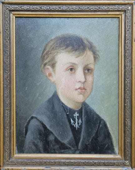 French School (20th century)
Portrait of a Child
O
