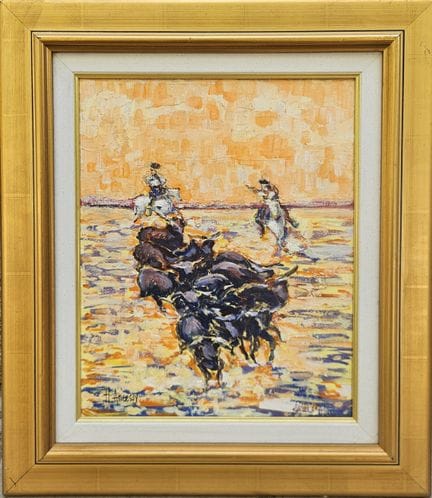 H. ANCESSY (XX secolo)
Scena di corrida
Due oli su