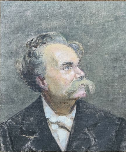 French School (20th century)
Portrait of a Man 
Oi