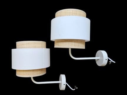 Ensemble de deux appliques
Largeur : 35cm
Hauteur 