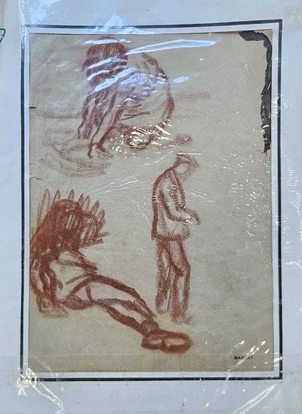 André MARGAT (1903-1999)
Etude de figure
Dessin à 