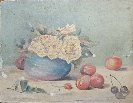 French School (20th century)
Still Life
Oil on car
