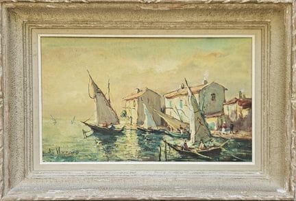 Joseph HURARD (1887-1956)
Martigues
Olio su tavola