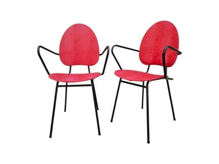 Jacques HITIER (1917–1999)
Pair of armchairs in bl
