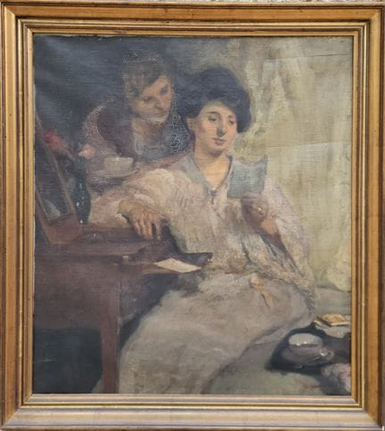 French School, 19th century
The Letter
Oil on canv