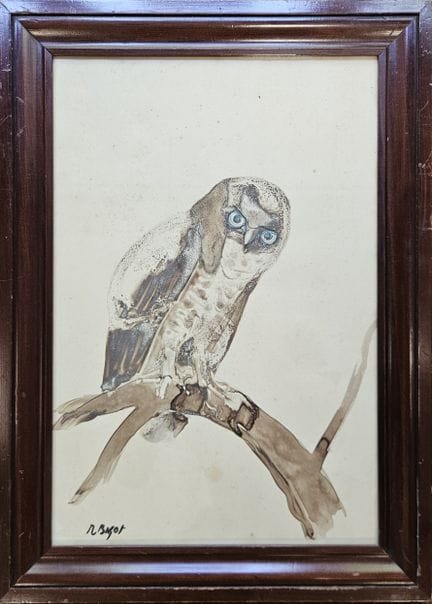 Raymond BIGOT (1872–1953)
Owl
Mixed media on paper