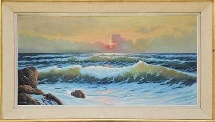 Louis SOLA (1928-2011)
Il mare al tramonto
Olio su