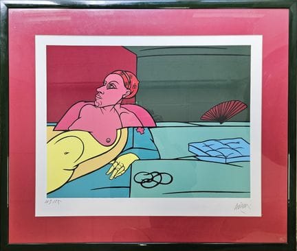 Valerio ADAMI (born in 1935)
Untitled (Reclining W