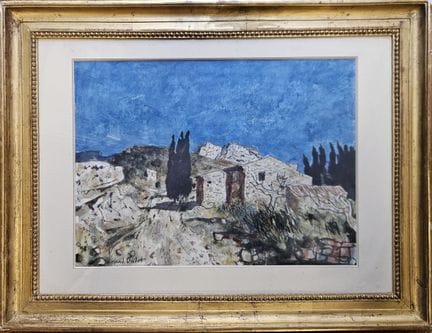 Roland OUDOT (1897–1981)
The Alpilles
Gouache on p