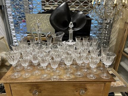 SAINT LOUIS 
Provence 
Set of cut crystal glasswar