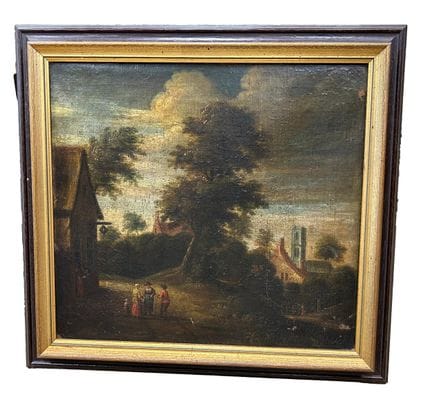 French School. 19th century
Rural landscape
Oil on