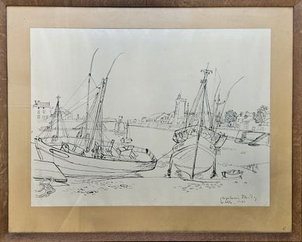 Roger CHAPELAIN-MIDY (1904-1992)
Les Sables 1945
E