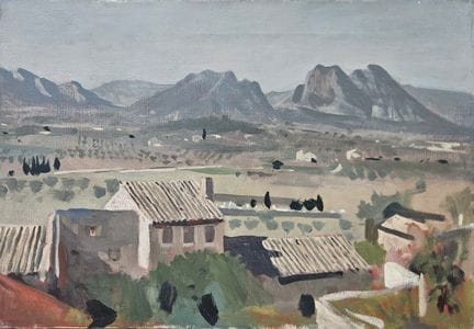 Roland OUDOT (1897–1981) 
The Alpilles
Oil on canv