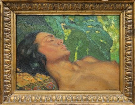 Marco DE GASTYNE (1889-1982) 
La siesta
Olio su ta