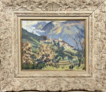 Scuola francese, XIX-XX secolo
Paesaggio alpino
Ol