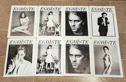 EGOÏSTE - Revue
Ensemble de 8 revues comprenant : 