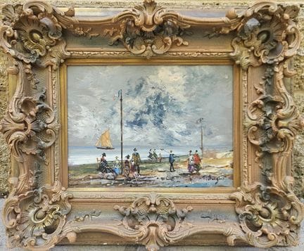 Pierre MOUGINS (XX secolo)
Scena sulla spiaggia
Co