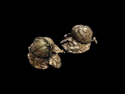 In the style of BUCCELATI
Pair of silver plated sa