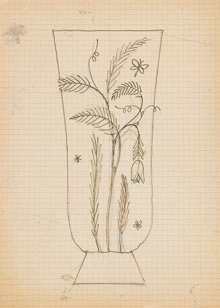 Josef Hoffmann* (Pirnitz 1870 - 1956 Wien)
Vase mi